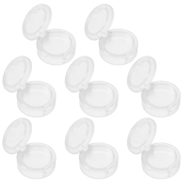 Set di 4 bottoni rotondi in plastica bianca vintage da 1 pollice di