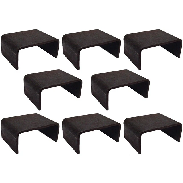 23001 Eight (8) New 4-Gauge Mild Steel Stake Pockets