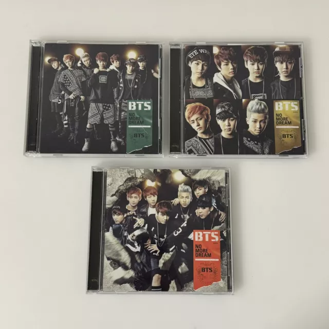 BTS No More Dream Album Set (Limited Edition Type A, B, Regular) CD+DVD