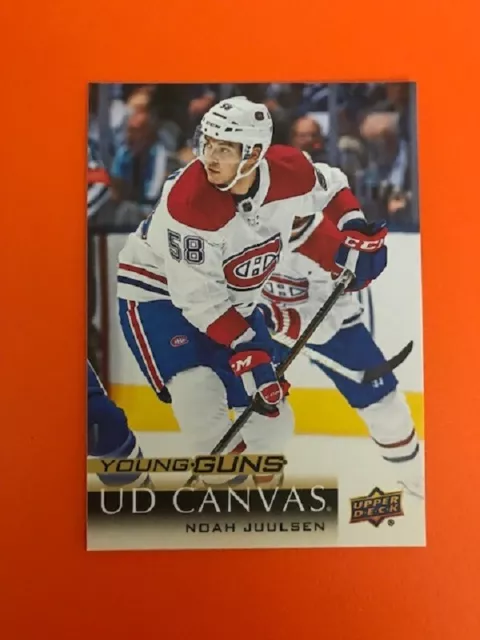 2018-19 UPPER DECK YOUNG GUNS Canvas Rookie NOAH JUULSEN #C110 VANCOUVER CANUCKS