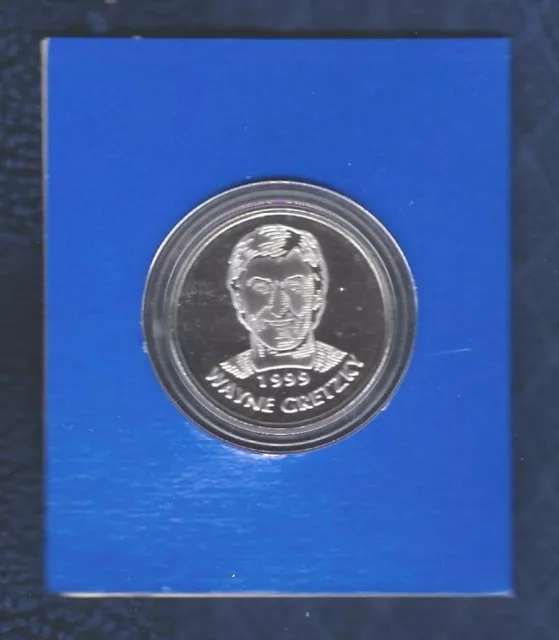 1999 Wayne Gretzky Inducted Into Hockey Hall Of Fame 11.22.99 Ltd Ed Coin