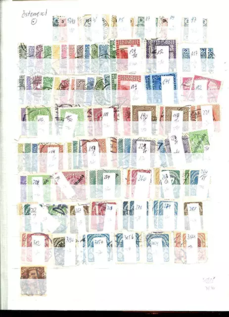 Österreich 1890 - 2015 gest. Sammlung im Steckbuch