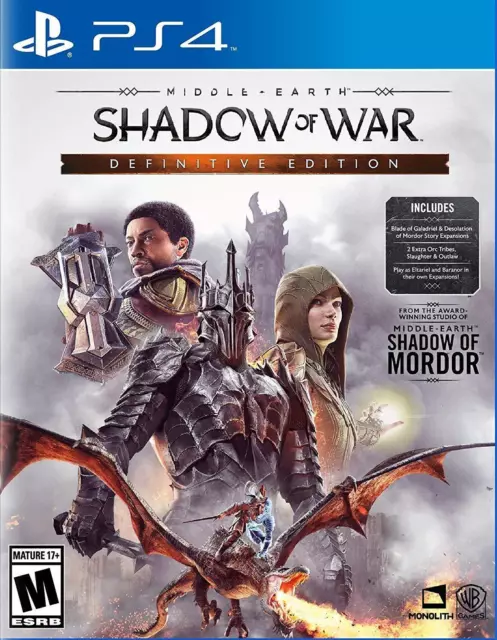 Middle Earth: Shadow of War - Definitive Editio (Sony Playstation 4) (US IMPORT)