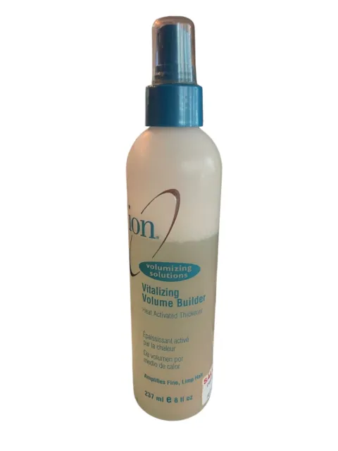 Ion Vitalizing Volume Builder Heat Activated Thickener Amplifies Fine Limp Hair