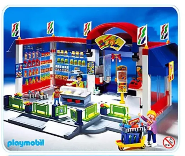 pièce détachée playmobil Marchand/supérette 3200-A de 2002