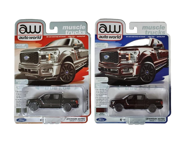 Auto World 64502 – Ford F-150 2020 Serie A In Bianco – Modellino Die-Cast Scala 1:64 Muscle Trucks