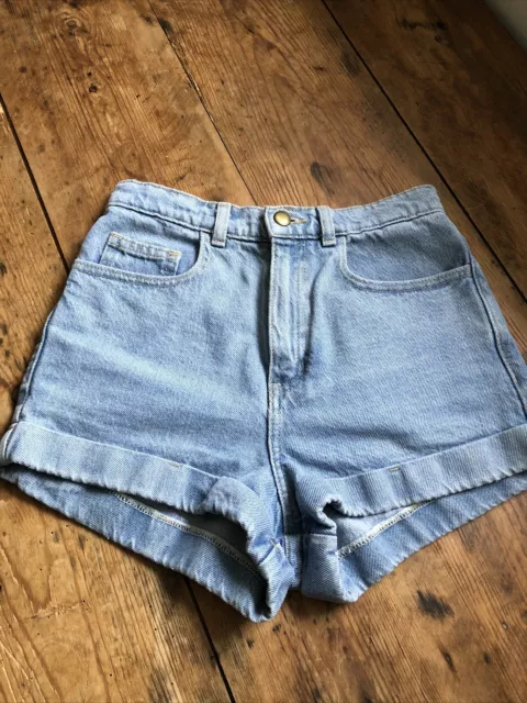 American apparel on sale mom shorts
