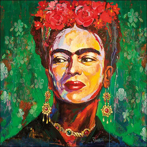 Servietten Lunch – Napkin Lunch – Format: 33 x 33 cm – 3-lagig – Frida Kahlo