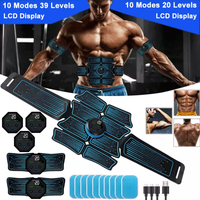 Abdominal Trainer Body ABS Massager Fitness Wireless Ems Muscle Stimulator Toner