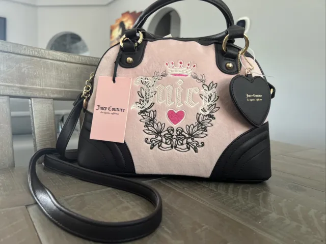 Juicy Couture Pink Diamond Heritage Satchel Brand New With Tags