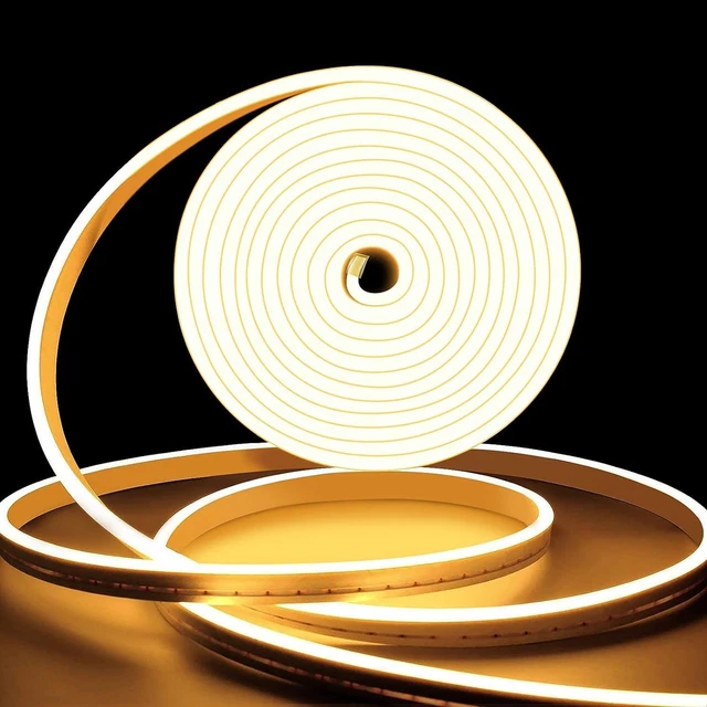 XUNATA Blu Luce al Neon Striscia LED con Alimentazione, 220 V