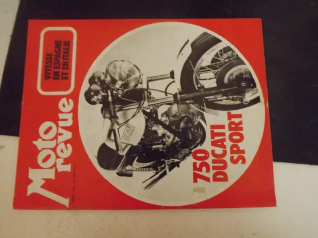 ** Moto Revue n°2070 Trophée Modene - 750 Ducati Sport - Daytona coulisses