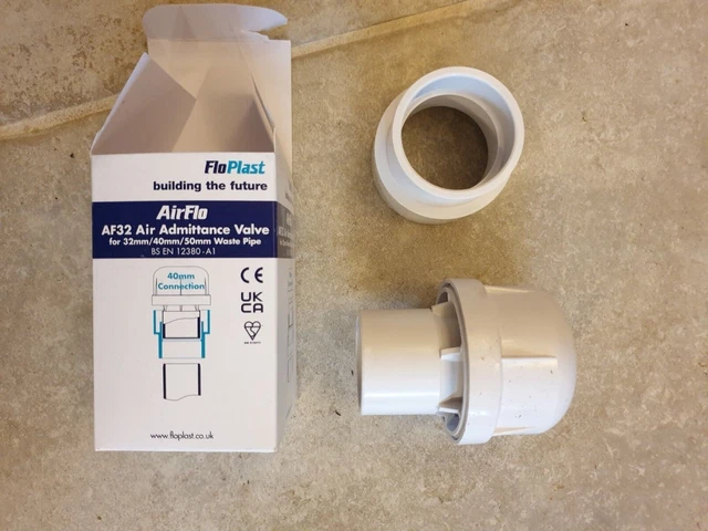 FloPlast AF32 32mm/40mm/50mm Solvent Weld Air Admittance Valve