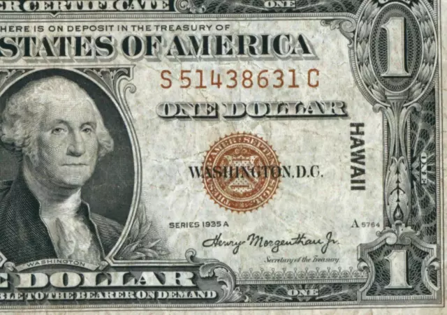 $1 1935 A (( HAWAII )) Silver Certificate ** DAILY CURRENCY AUCTIONS  **