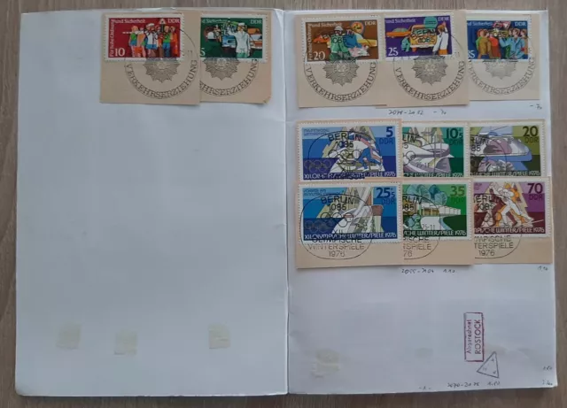 Briefmarkenheft DDR Briefstück -Auswahlheft -aus Nachlass