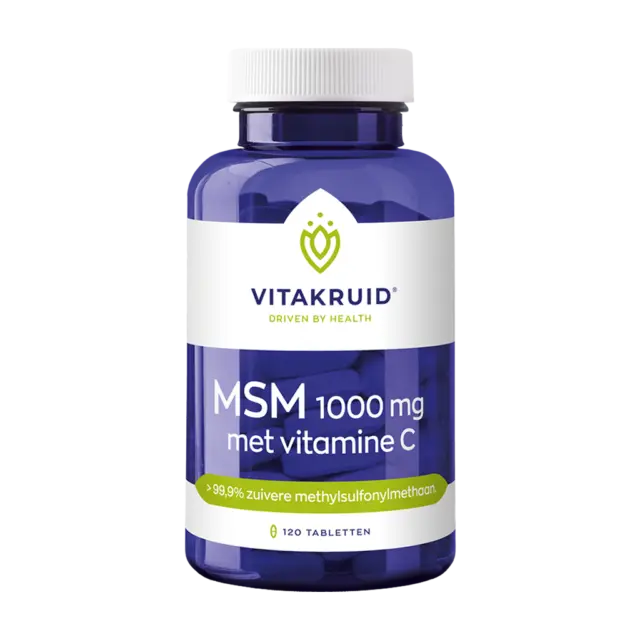 Vitakruid - MSM 1000 mg mit Vitamin C (120 Tabletten)