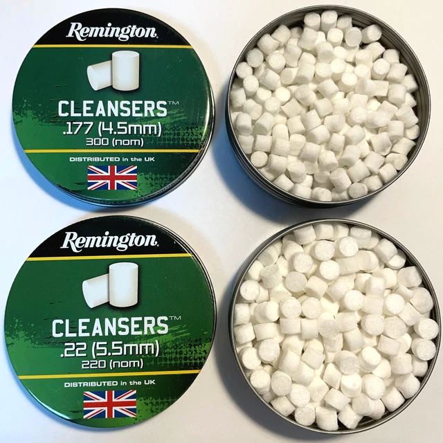 REMINGTON REM CLEANSERS Pellets .177 & .22 Air Rifle Bore Cleaning Felt