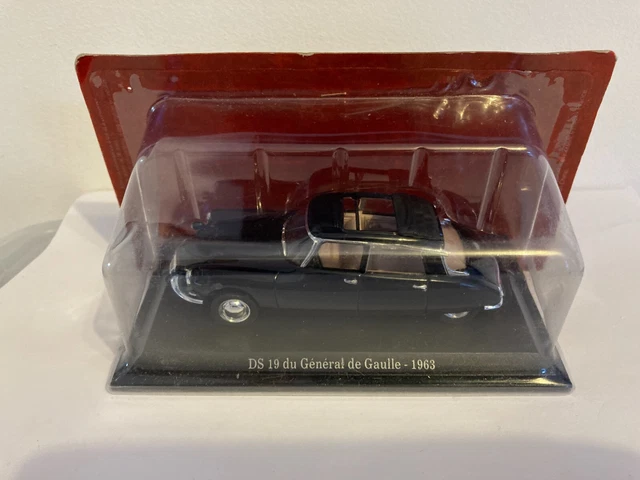 1/43 UH Citroen DS 19 du Général De Gaulle 1963 TBE comme neuve blister ouvert