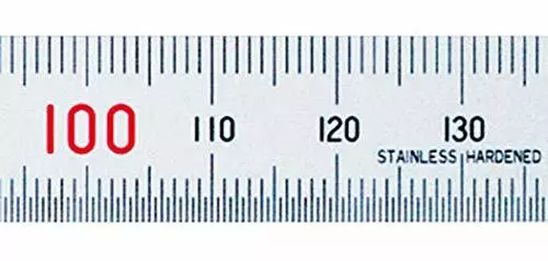 Shinwa 76751 Mini Ruler Scale with Stopper Stainless Steel NEW 15cm from Japan 3