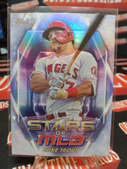2023 TOPPS SERIES 1 Mike Trout #SMLB-2 Stars of MLB Los Angeles Angles ...