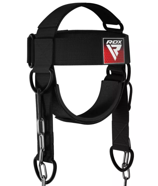 Head Harness by RDX, Weight Lifting Neck Strengthener, Workout Gym Equipment