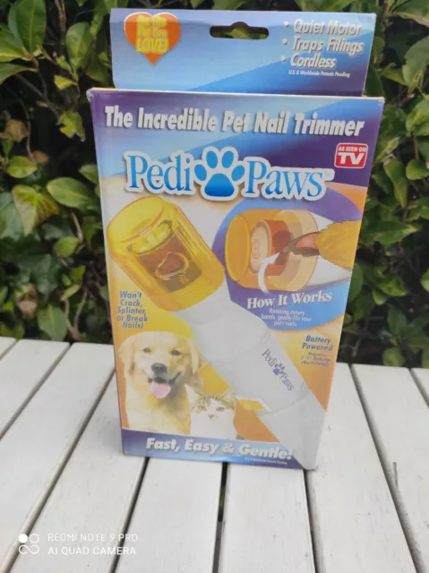 Taglia unghie elettrico per cani e gatti lima elettrica pedi paw animali