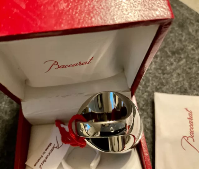 Bague be love en cristal de Baccarat taille 56, Très bon état, argent 3