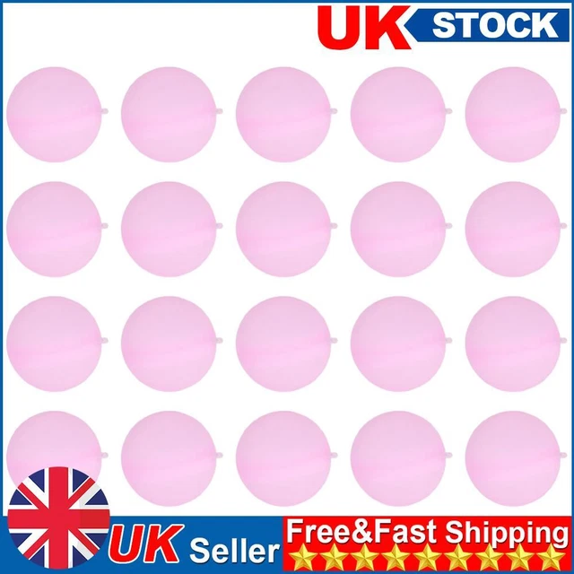 Absorbent Ball Reusable Summer Water Bomb Pool Party Water Games (Pink)