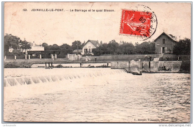 94 JOINVILLE LE PONT -- le dam et le quai Bisson ---