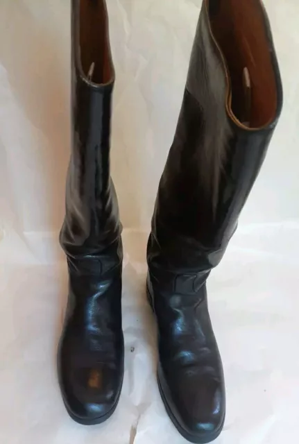 DER DAU RIDING Boots Custom black Men s Size 9 1 2 USA 168.00 PicClick