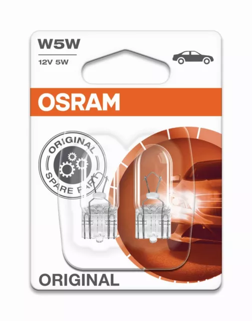 Osram Glassockelbirne Original Line 12V W5W 5W 2Stk.