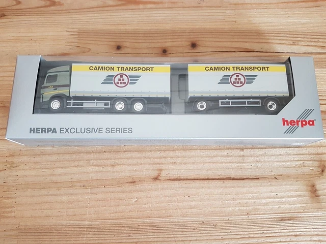 Modellino Herpa 083638 Mercedes Actros 11 Streamspace Con WLB, Scala 1:87 H0, Nuovo In Confezione