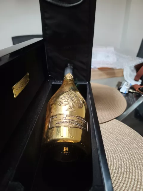 Ace Of Spades Champagne Box Bag Bottle Empty 750ml Armand De Brignac France Brut