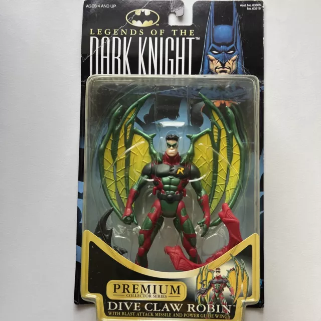 Batman Legends of the Dark Knight DIVE CLAW ROBIN Action Figure Kenner NEW