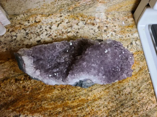 18LB Natural Amethyst geode quartz cluster crystal mineral specimen