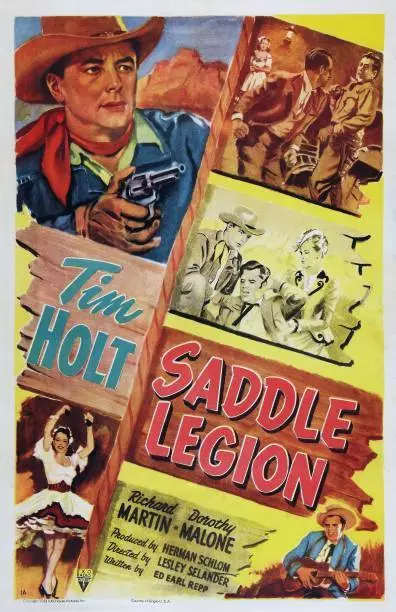 Saddle Legion Poster Us Tim Holt Old Movie Photo