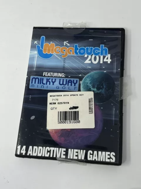 Megatouch Ion  Upgrade Update Disk 2 DVD Video Game 2014 W/ Serial Number
