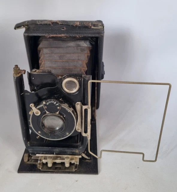 Chambre Photographique Ancienne Type Détective – Plaques Verre, Circa 1900, état Correct