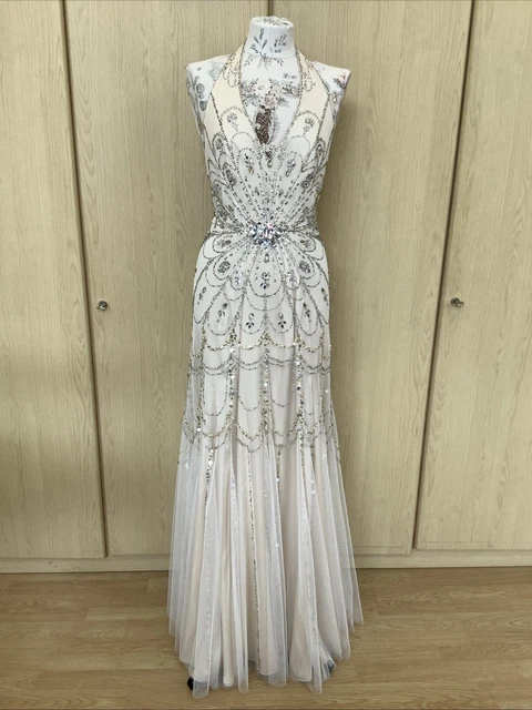 JENNY PACKHAM EDEN wedding dress 10 pre loved with original garment bag.  £516.70