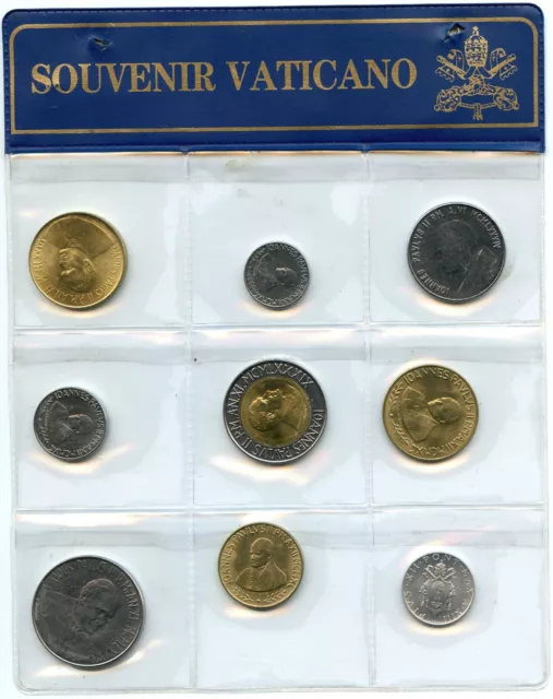 Set Monnaies Vatican 1989-1990 - Ioannes Paulus II