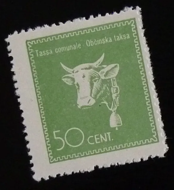 Slovenia c1942 Italy WWII Ovp Yugoslavia District Livestock Revenue MNH Stamp 5