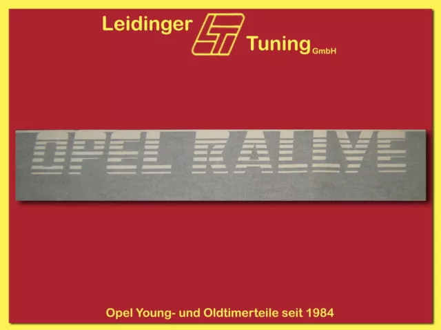 Schriftzug Aufkleber hinten Opel Corsa A GOLD Folie Kleber Neu Original