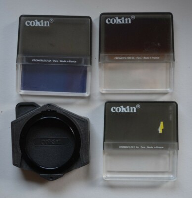 Genuine Cokin A PORTAFILTRO Anello & 3 X FILTRI Series Cap 