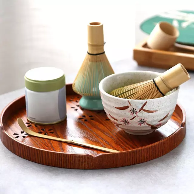 Japanese Ceremony Handmade Bamboo Matcha Powder Whisk Tea Set Tools Green