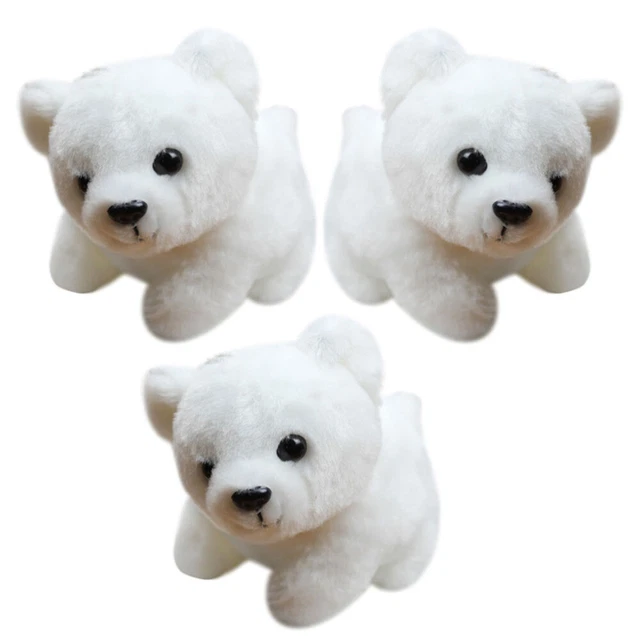 3 pz Ciondolo Portachiavi Imbottito Animale Carino Orso Portachiavi Borsa Appesa Borsa Ciondolo
