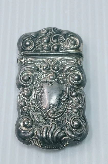 Antique Sterling Silver Match Safe Antique Sterling Silver Match Safe