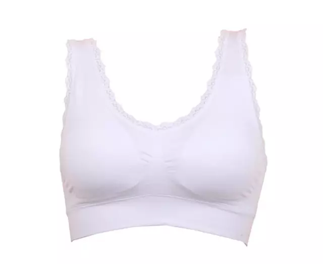 W-M2-2 Germany Blancheporte Wire Free High Support Lace Bras