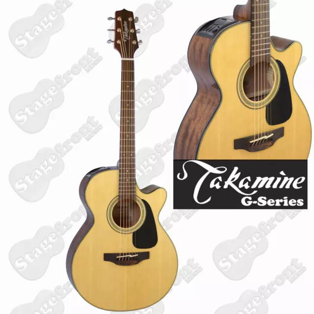 Takamine Gf30Ce Nat. G Series Fxc Cutaway Acoustic/Electric Solid Top Guitar