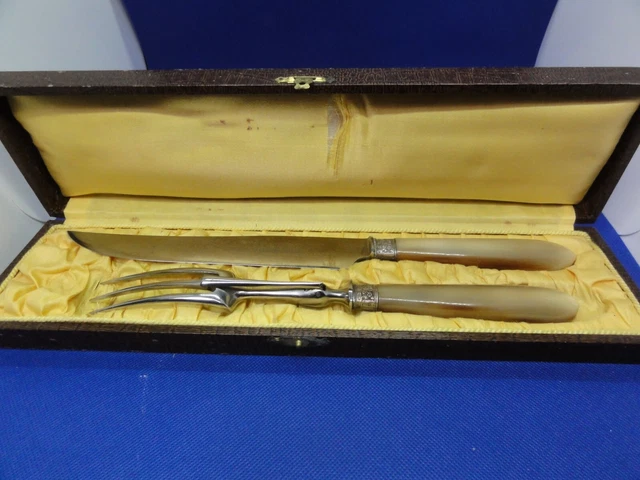 Service à Découper Vintage R Thiers S - Patte De Cervidé (chevreuil/biche), Occasion