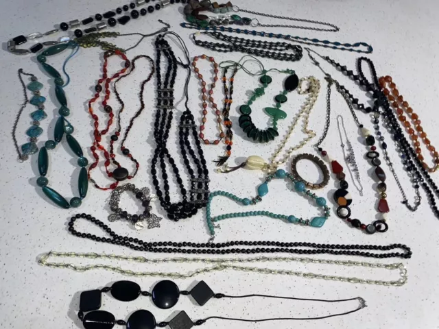 Large Selection of Assorted Costume Jewellery 25 Pieces